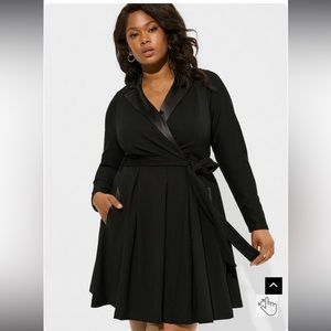 Torrid- Mini Tuxedo Dress - size 18
